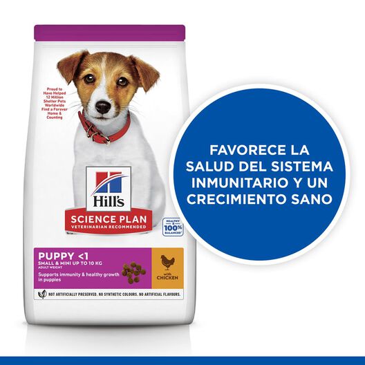 Hill's Science Plan Puppy Small & Mini Pollo Pienso para perros, , large image number null